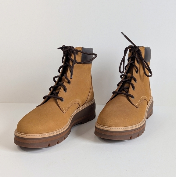 Timberland Cheyenne Valley Mid Lace-Up Wheat Nubuck Hiking Boot - sz 9½ - Picture 4 of 15